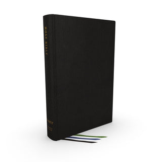 Cover image for 9780785253518 - NET Bible, Thinline Large Print, Genuine Leather, Black, Thumb Indexed, Comfort Print