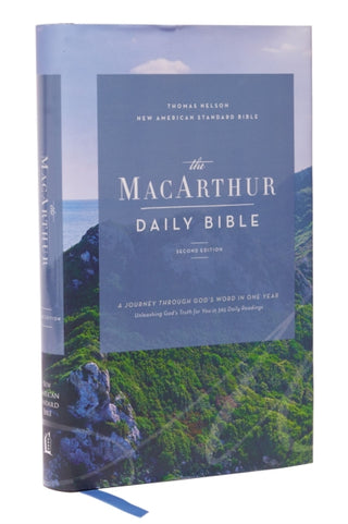 Cover image for 9780785257639 - NASB, MacArthur Daily Bible, 2nd Edition, Hardcover, 1995 Text, Comfort Print