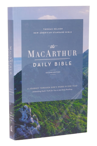 Cover image for 9780785257646 - NASB, MacArthur Daily Bible, 2nd Edition, Paperback, 1995 Text, Comfort Print