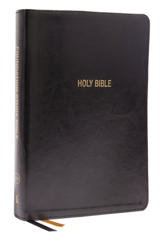 Cover image for 9780785260196 - KJV, Foundation Study Bible, Large Print, Leathersoft, Black, Red Letter, Comfort Print