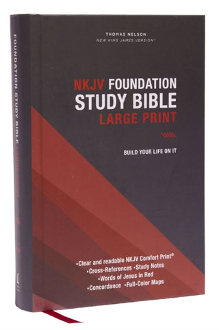 Supplemental image for 9780785261087 - NKJV, Foundation Study Bible, Large Print, Hardcover, Red Letter, Comfort Print