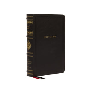 Cover image for 9780785264903 - NKJV, Personal Size Reference Bible, Sovereign Collection, Leathersoft, Black, Red Letter, Comfort Print