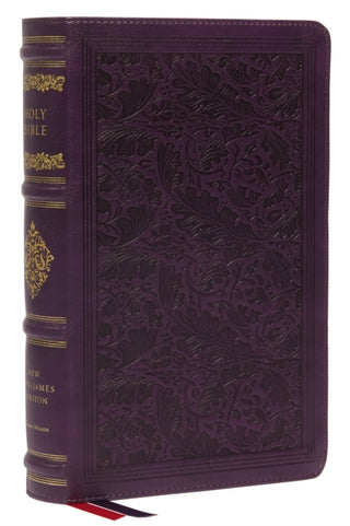 Cover image for 9780785265269 - NKJV, Personal Size Reference Bible, Sovereign Collection, Leathersoft, Purple, Red Letter, Thumb Indexed, Comfort Print