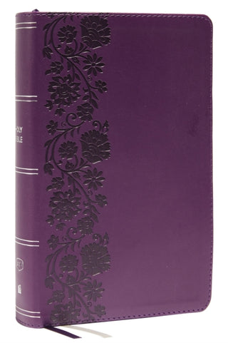 Cover image for 9780785291107 - KJV Holy Bible: Large Print Single-Column with 43,000 End-of-Verse Cross References, Purple Leathersoft, Personal Size, Red Letter, Comfort Print: King James Version