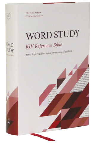 Cover image for 9780785294894 - KJV, Word Study Reference Bible, Hardcover, Red Letter, Comfort Print