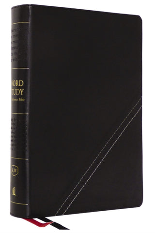Cover image for 9780785294917 - KJV, Word Study Reference Bible, Leathersoft, Black, Red Letter, Comfort Print