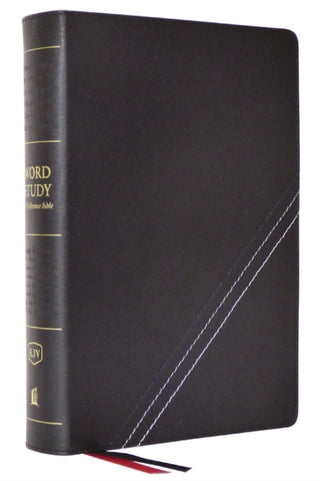 Cover image for 9780785294955 - KJV, Word Study Reference Bible, Bonded Leather, Black, Red Letter, Comfort Print