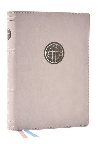Cover image for 9780785296089 - Life in Christ Bible: Discovering, Believing, and Rejoicing in Who God Says You Are  (NKJV, Cream Leathersoft, Red Letter, Comfort Print)