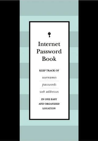 Cover image for 9780785839132 - Internet Password Book