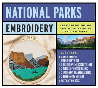 Cover image for 9780785844143 - National Parks Embroidery kit