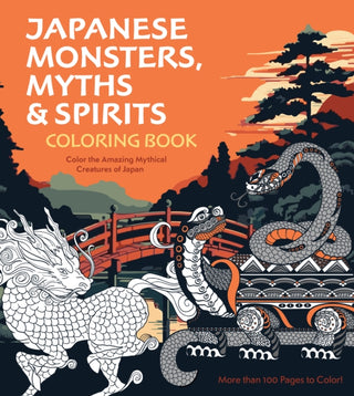 Cover image for 9780785844655 - Japanese Monsters, Myths & Spirits Coloring Book