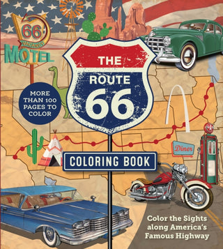 Cover image for 9780785844686 - The Route 66 Coloring Book