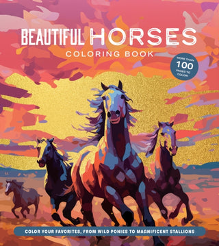 Cover image for 9780785845294 - Beautiful Horses Coloring Book