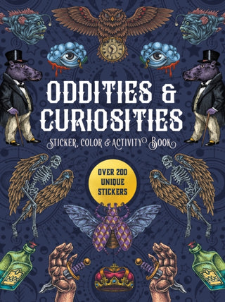 Cover image for 9780785846123 - Oddities & Curiosities Sticker, Color & Activity Book