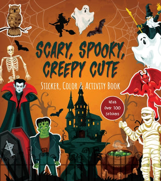 Supplemental image for 9780785846901 - Scary, Spooky, Creepy Cute Sticker, Color & Activity Book