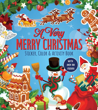 Cover image for 9780785846987 - A Very Merry Christmas Sticker, Color & Activity Book