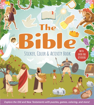 Cover image for 9780785847670 - The Bible Sticker, Color & Activity Book
