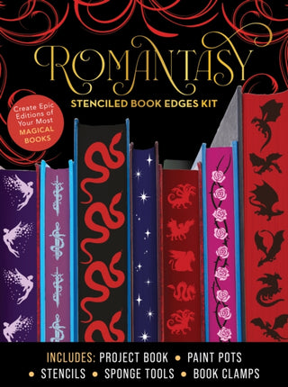 Cover image for 9780785847786 - Romantasy Stenciled Book Edges Kit