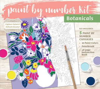 Cover image for 9780785847793 - Paint by Number Kit: Botanicals