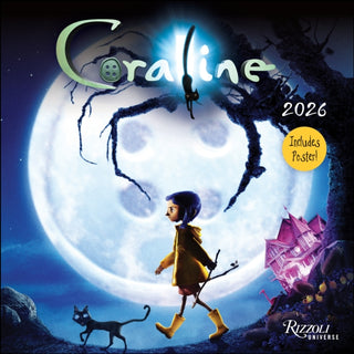 Cover image for 9780789348333 - Coraline 2026 Wall Calendar (Includes Full-Color Poster)