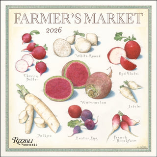 Cover image for 9780789348371 - Farmer's Market 2026 Wall Calendar