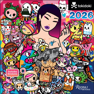 Cover image for 9780789348647 - tokidoki 2026 Wall Calendar (Includes Stickers)