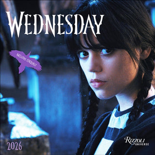 Cover image for 9780789348654 - Wednesday 2026 Wall Calendar (Includes Stickers)