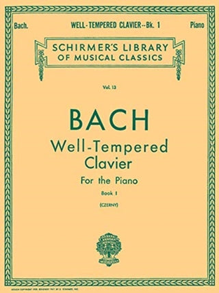 Cover image for 9780793553105 - Well Tempered Clavier - Book 1