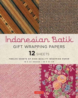 Supplemental image for 9780804846332 - Indonesian Batik Gift Wrapping Papers - 12 Sheets