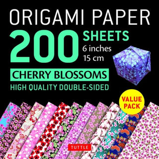 Cover image for 9780804850315 - Origami Paper 200 sheets Cherry Blossoms 6 inch (15 cm)