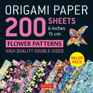 Cover image for 9780804852715 - Origami Paper 200 sheets Flower Patterns 6" (15 cm)