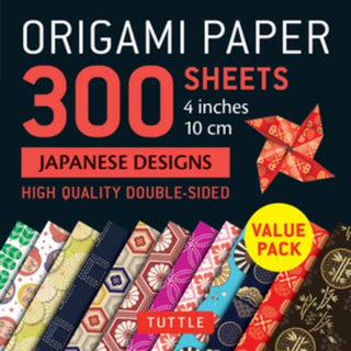 Cover image for 9780804852821 - Origami Paper 300 sheets Japanese Designs 4" (10 cm)