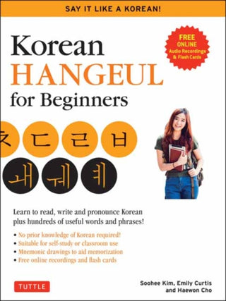 Cover image for 9780804852906 - Korean Hangul for Beginners