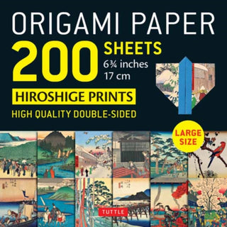 Cover image for 9780804853583 - Origami Paper 200 sheets Japanese Hiroshige Prints 6.75 inch