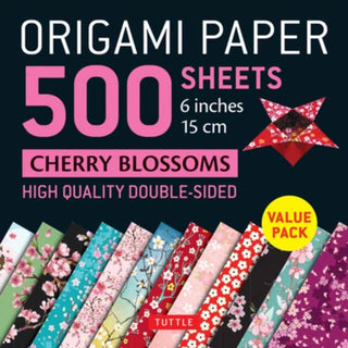 Cover image for 9780804853637 - Origami Paper 500 sheets Cherry Blossoms 6 inch (15 cm)