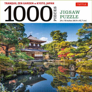 Cover image for 9780804854139 - Tranquil Zen Garden in Kyoto Japan- 1000 Piece Jigsaw Puzzle