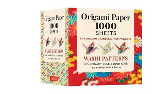 Cover image for 9780804854436 - Origami Paper Washi Patterns 1,000 sheets 4" (10 cm)