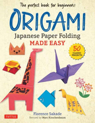 Cover image for 9780804854450 - Origami: Japanese Paper Folding Made Easy