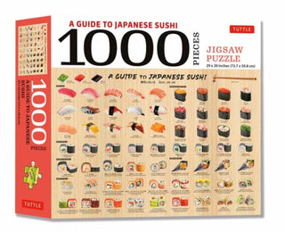 Cover image for 9780804854481 - A Guide to Japanese Sushi - 1000 Piece Jigsaw Puzzle