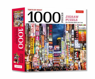 Cover image for 9780804854702 - Tokyo by Night - 1000 Piece Jigsaw Puzzle