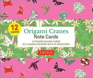 Cover image for 9780804854849 - Origami Cranes Note Cards- 12 Cards