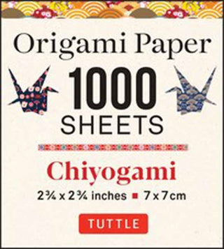 Cover image for 9780804855006 - Origami Paper Chiyogami 1,000 sheets 2 3/4 in (7 cm)