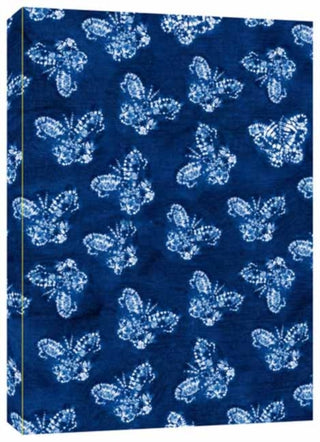 Cover image for 9780804855693 - Shibori Indigo Butterflies Dotted Paperback Journal
