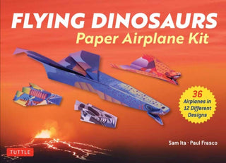 Cover image for 9780804855884 - Flying Dinosaurs Paper Airplane Kit