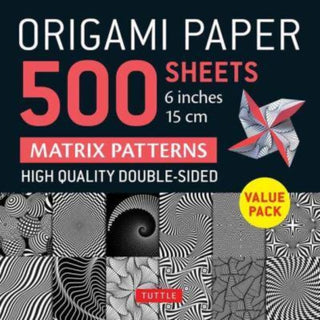 Cover image for 9780804856027 - Origami Paper 500 sheets Matrix Patterns 6" (15 cm)