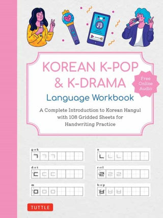 Cover image for 9780804856287 - Korean K-Pop and K-Drama Language Workbook