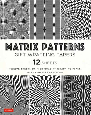 Cover image for 9780804857314 - Matrix Patterns Gift Wrapping Papers - 12 sheets