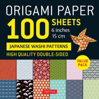 Cover image for 9780804857543 - Origami Paper 100 sheets Washi Patterns 6" (15 cm)