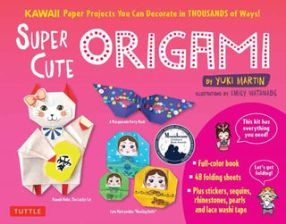 Cover image for 9780804857970 - Super Cute Origami Kit