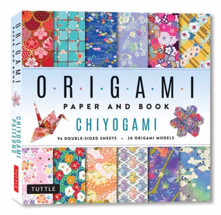 Cover image for 9780804858465 - Chiyogami Origami Paper and Book
